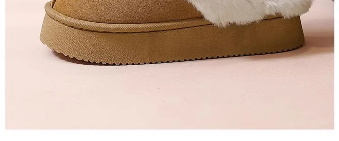 Cotton Slippers for Women Autumn and Winter New Style Indoor Home Plush Thick-Soled Warm Birkenstock Slippers Outer Wear Cotton Shoes Wholesale — feature 17