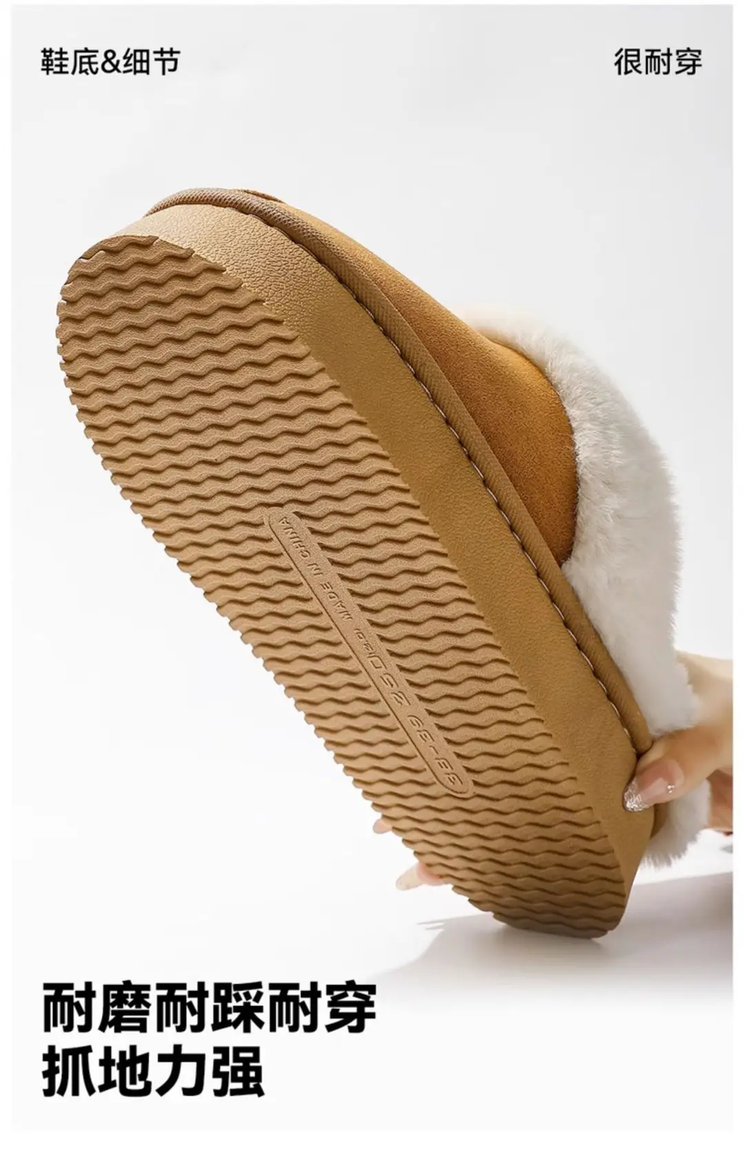 Cotton Slippers for Women Autumn and Winter New Style Indoor Home Plush Thick-Soled Warm Birkenstock Slippers Outer Wear Cotton Shoes Wholesale — feature 25