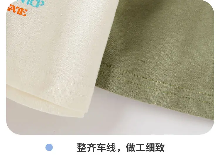 Pure Cotton Printed Long Sleeve T-Shirt for Boys Spring Fall — feature 11