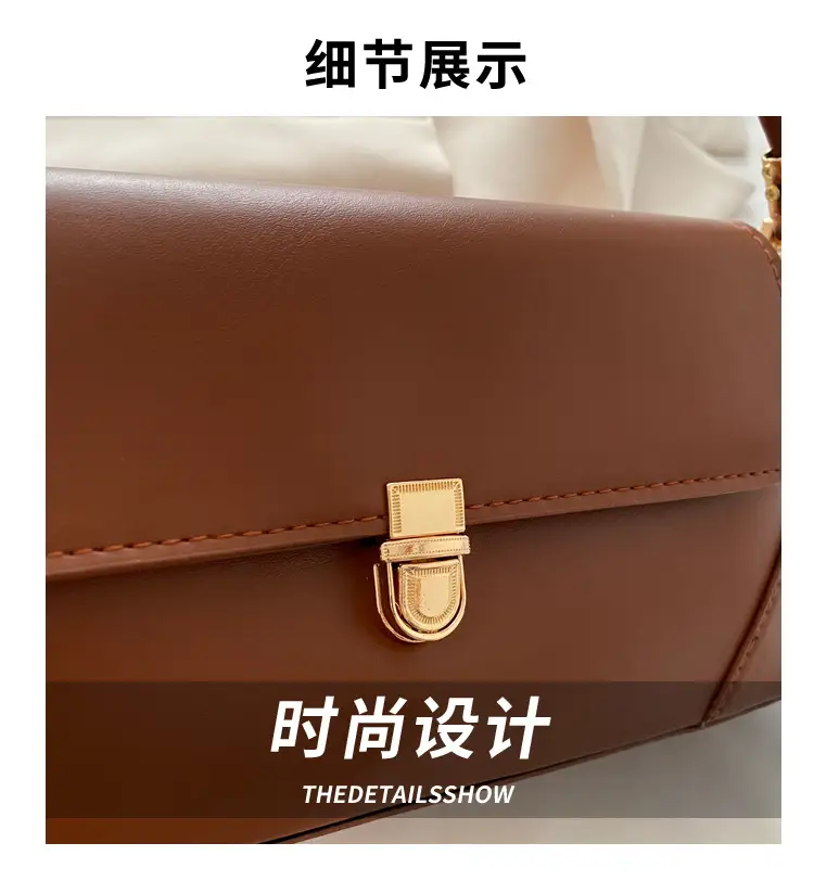 Retro Texture Armpit Bag Women 2025 Summer — feature 3