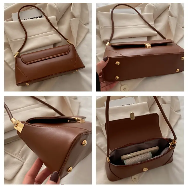 Retro Texture Armpit Bag Women 2025 Summer — feature 8