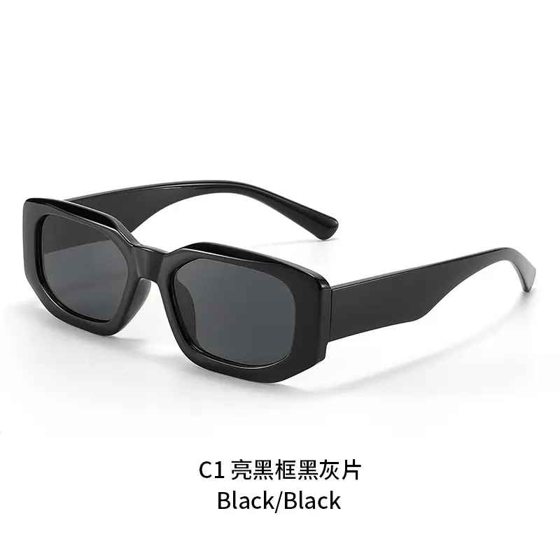 Orange Square Sunglasses with Yellow Lens - Image 11