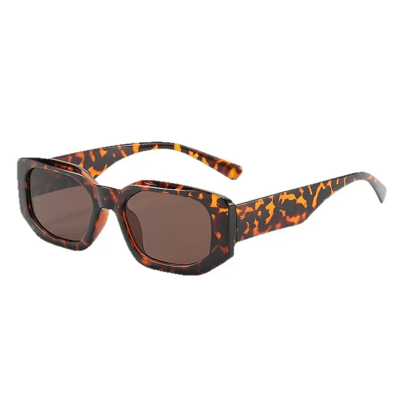 Orange Square Sunglasses with Yellow Lens - Image 12