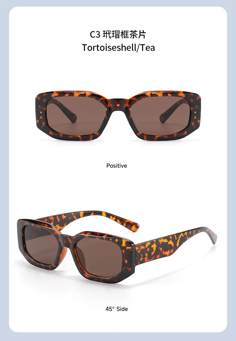 Orange Square Sunglasses with Yellow Lens β feature 12