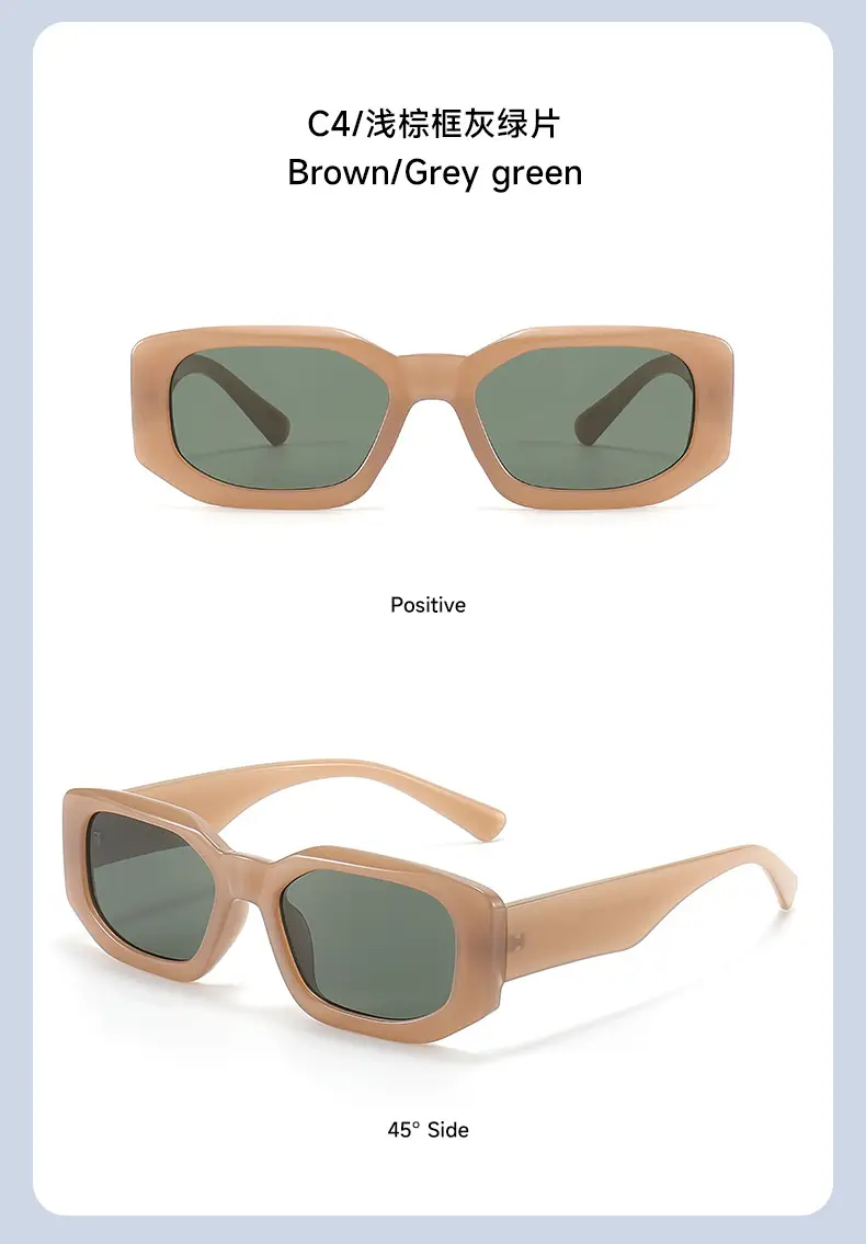 Orange Square Sunglasses with Yellow Lens β feature 13