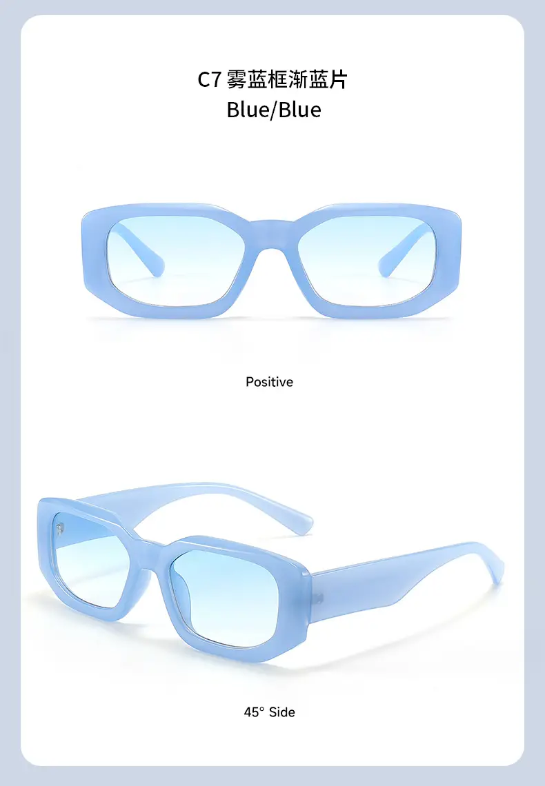 Orange Square Sunglasses with Yellow Lens β feature 14