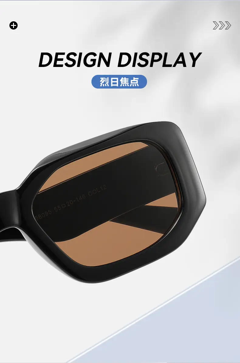 Orange Square Sunglasses with Yellow Lens β feature 8