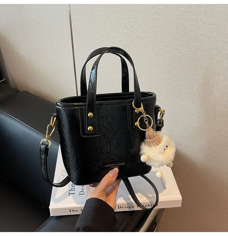 Black Embossed Crossbody Bag for Women 2026 — feature 15