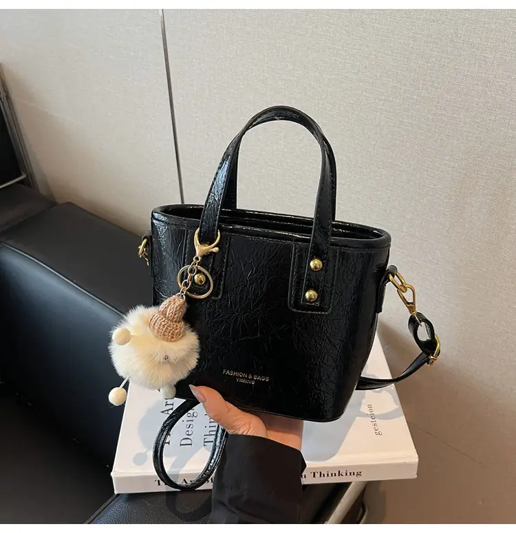 Black Embossed Crossbody Bag for Women 2026 — feature 16