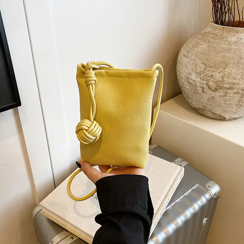 White Textured Mini Shoulder Bag for Women 2025 - Image 8