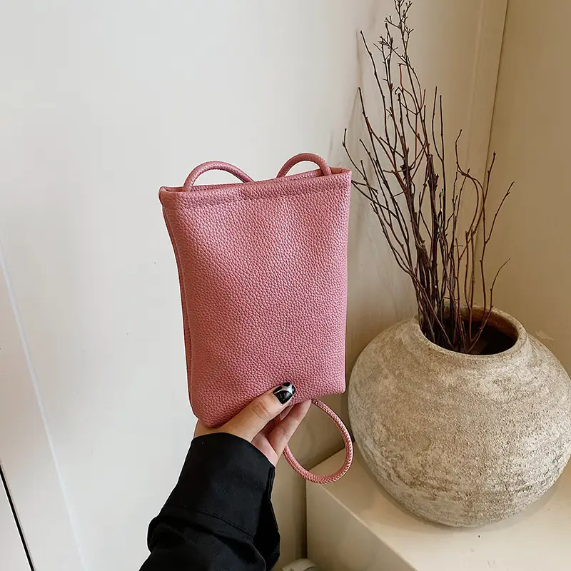 White Textured Mini Shoulder Bag for Women 2025 - Image 9