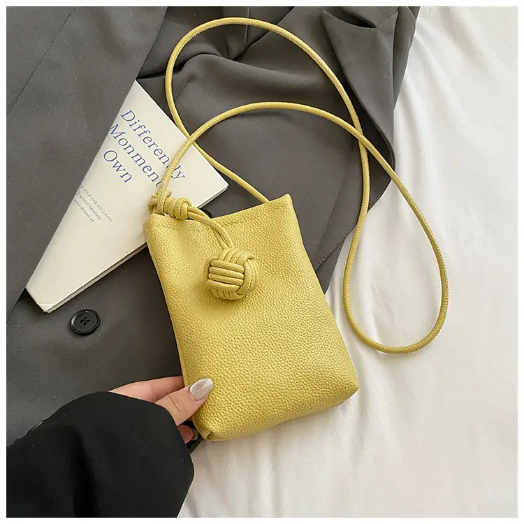 White Textured Mini Shoulder Bag for Women 2025 - Image 5