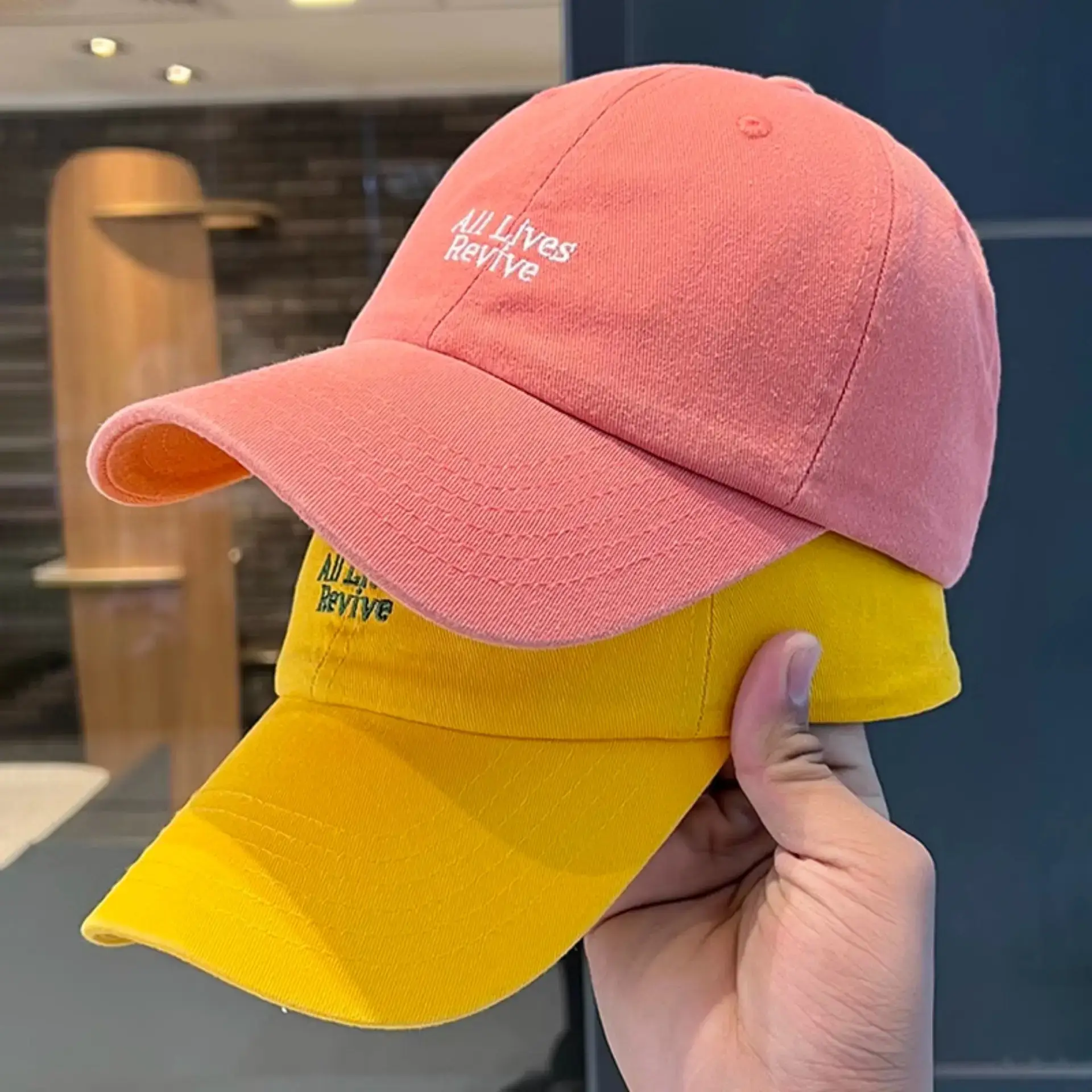 All-Lines Korean Baseball Cap Women Spring Summer — feature 1