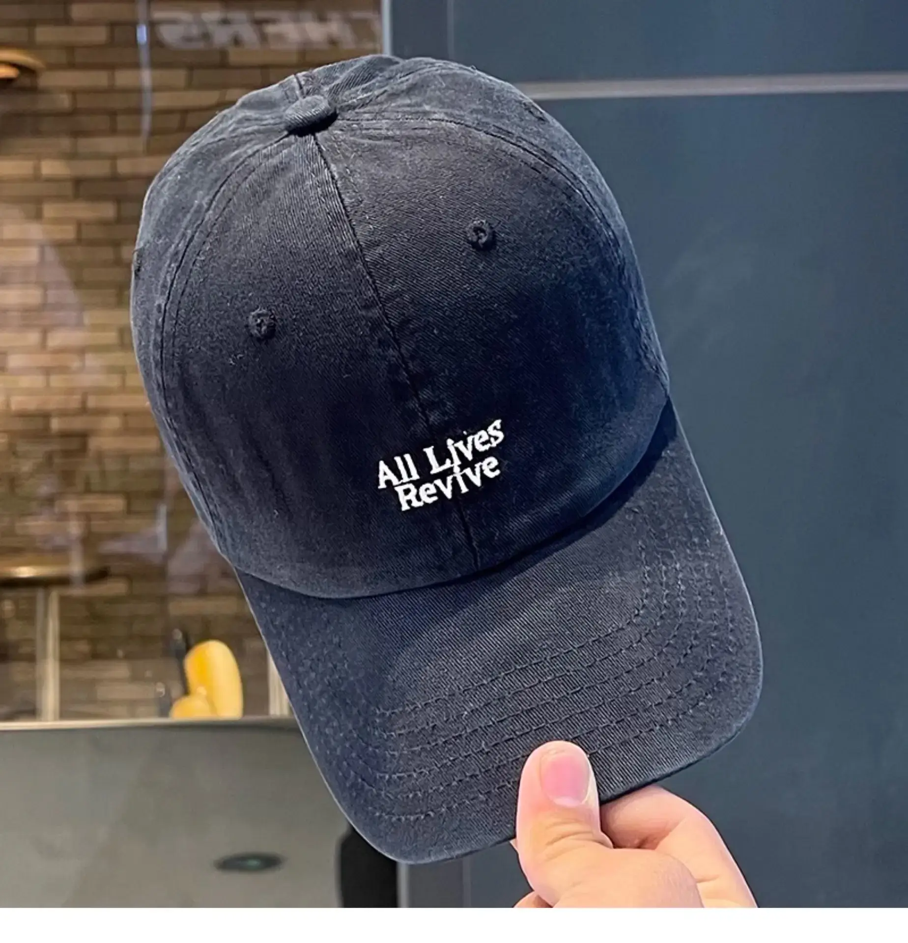 All-Lines Korean Baseball Cap Women Spring Summer — feature 19