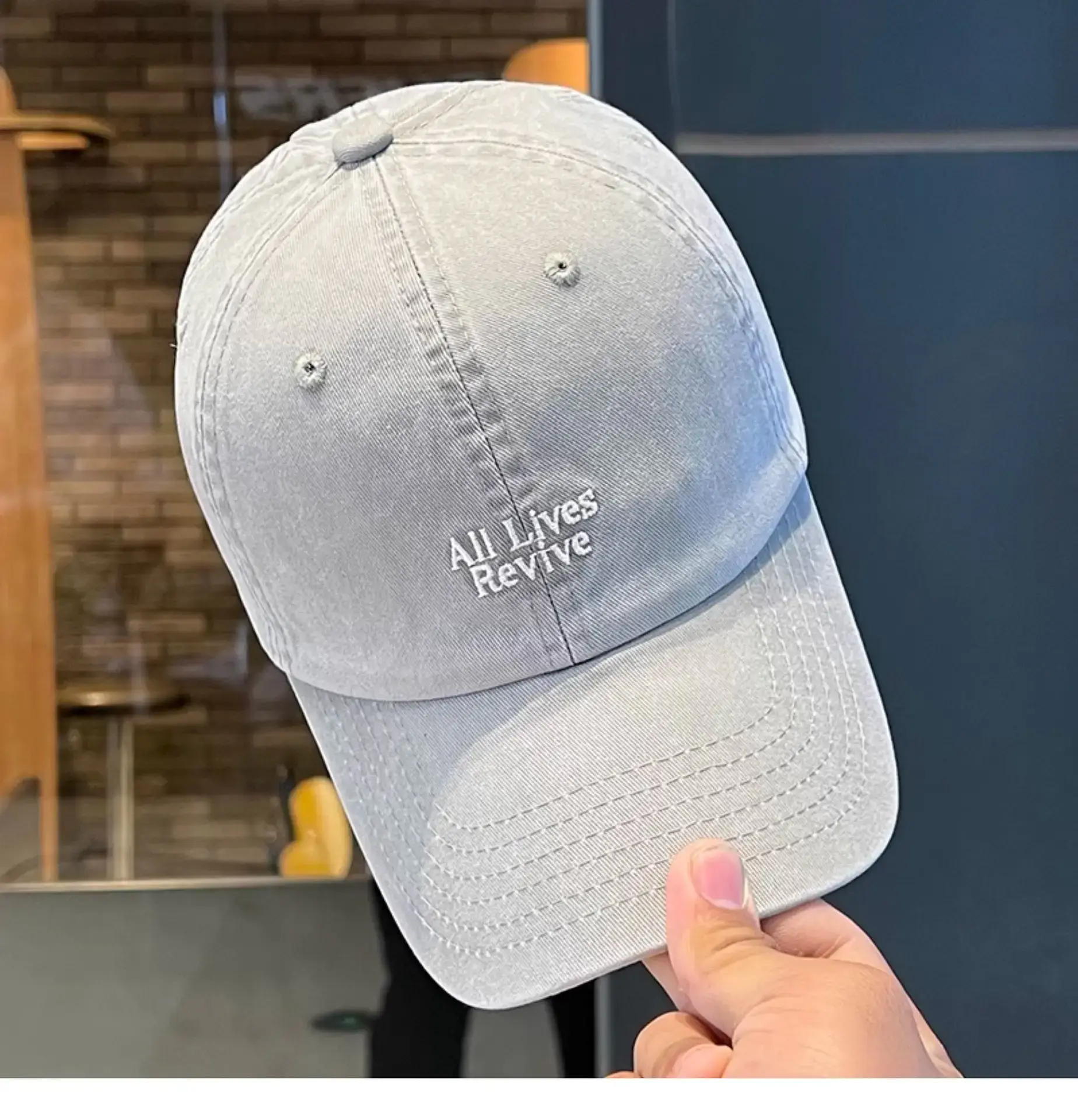 All-Lines Korean Baseball Cap Women Spring Summer — feature 23