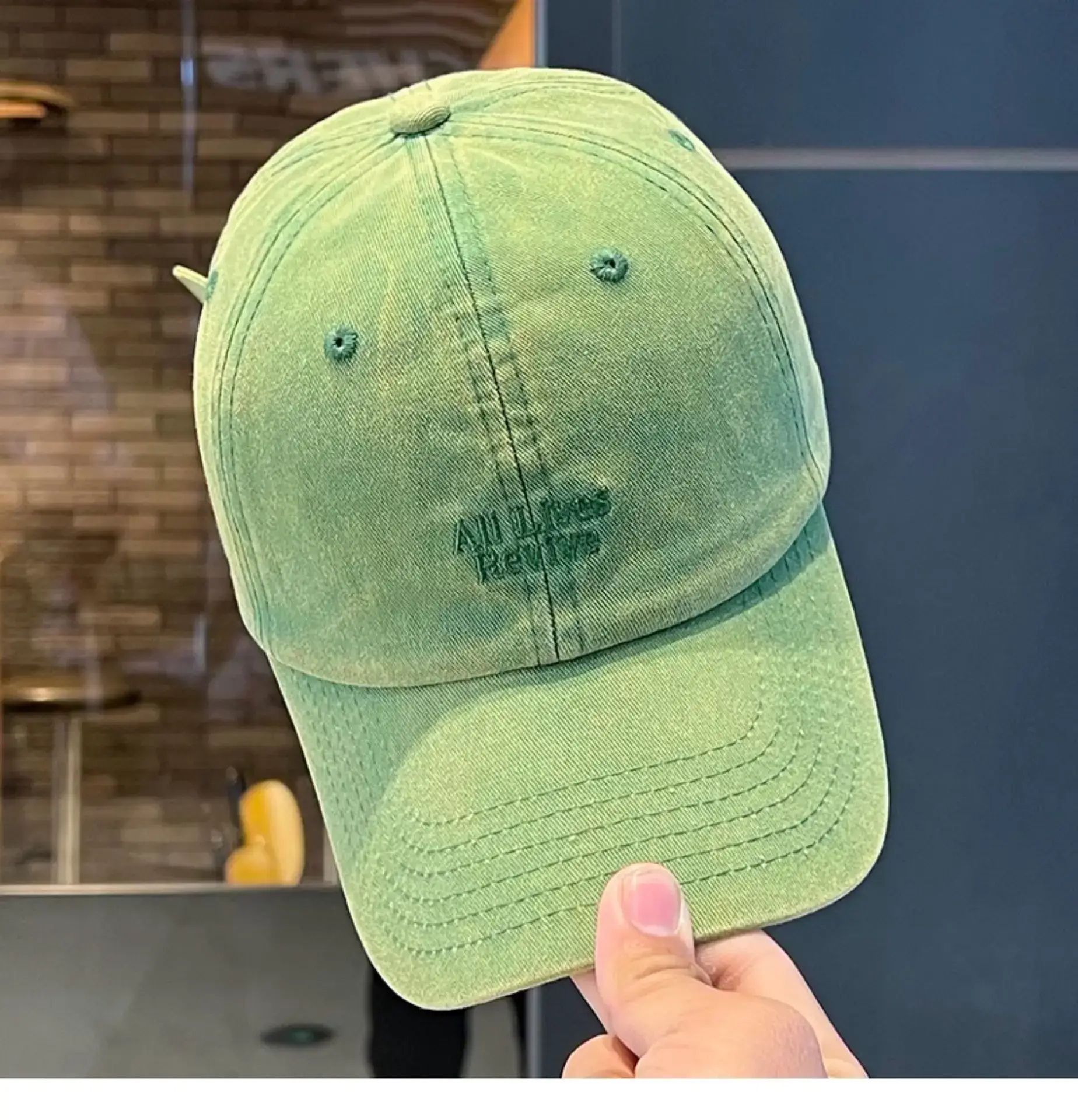 All-Lines Korean Baseball Cap Women Spring Summer — feature 24