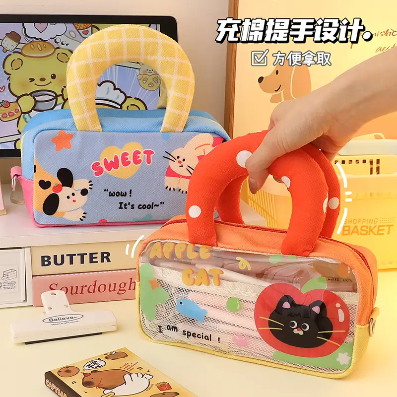 Cute Cat Design Shoulder Bag for Girls - Image 8