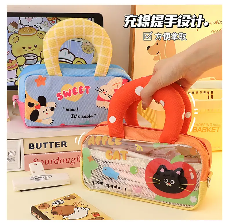 Cute Cat Design Shoulder Bag for Girls — feature 5