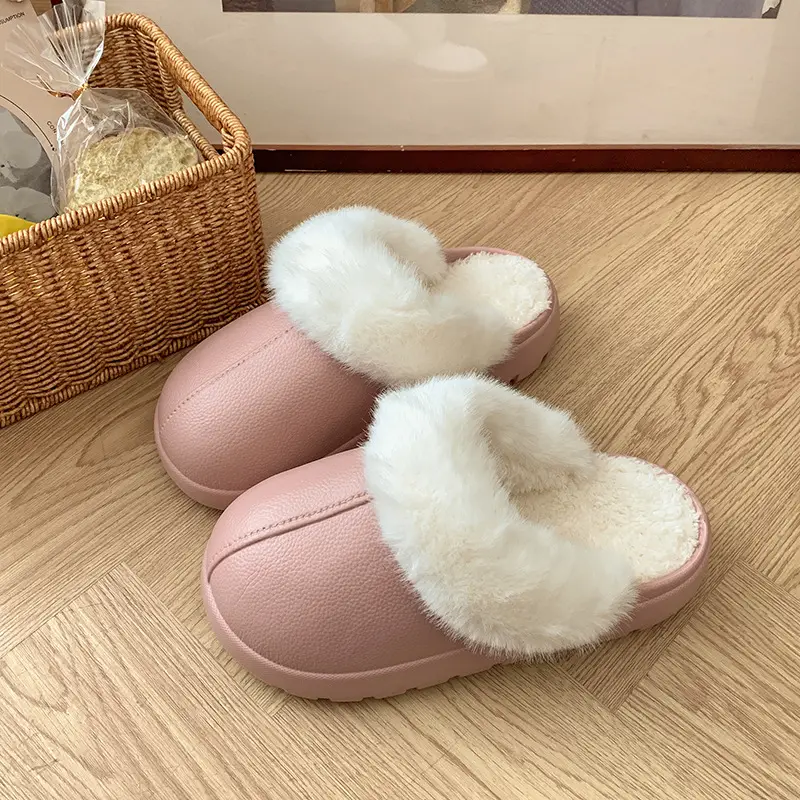 Women Winter Soft Slipper Green Bear Shape - Image 14