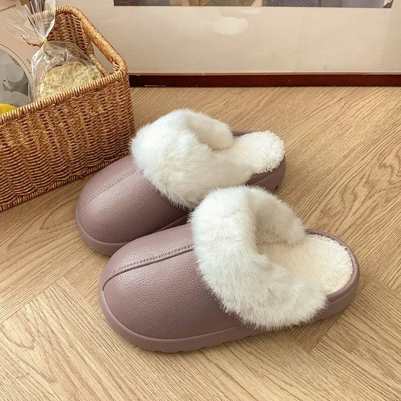 Women Winter Soft Slipper Green Bear Shape - Image 16