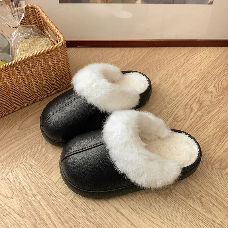 Women Winter Soft Slipper Green Bear Shape - Image 17