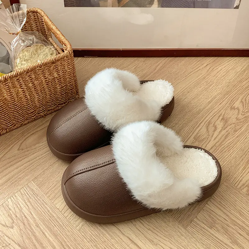 Women Winter Soft Slipper Green Bear Shape - Image 18