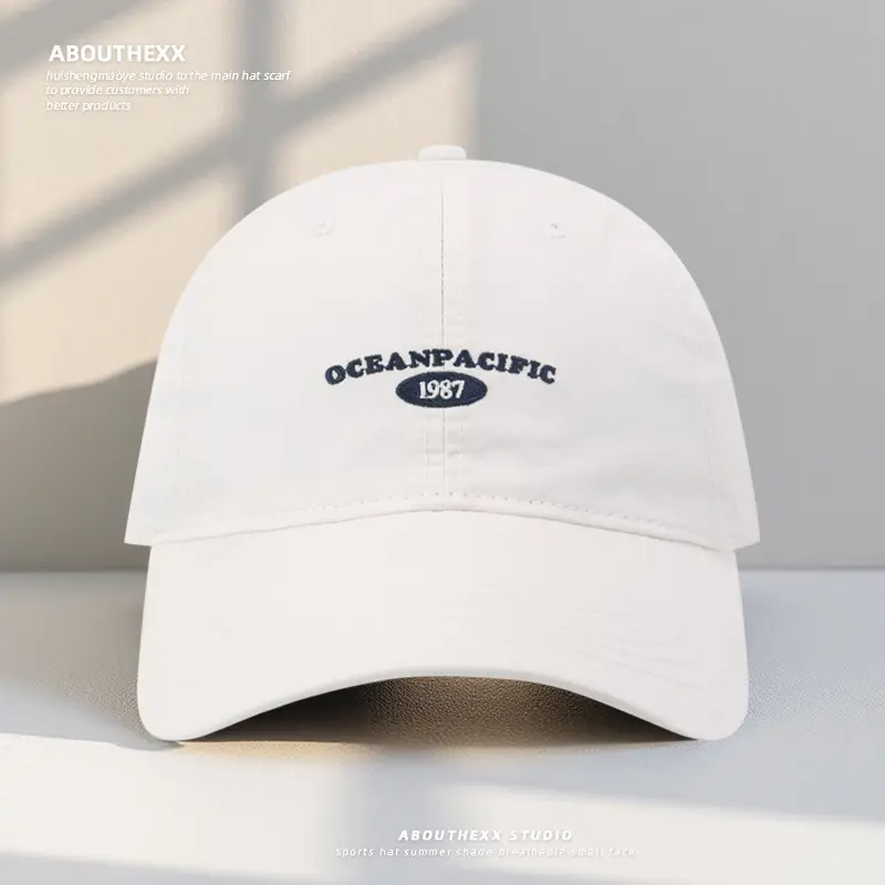 2025 Women's White Ocean Pacific 90° Cap - Image 2