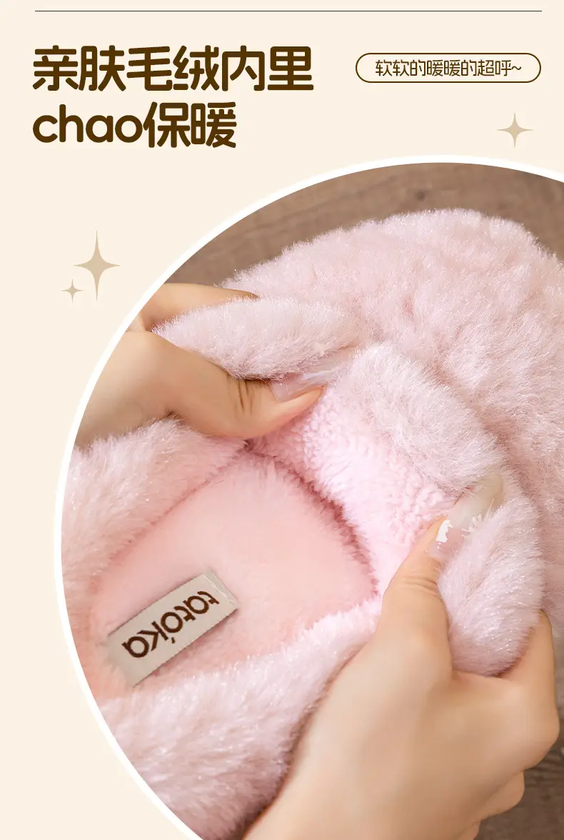 2025 New Style Home Indoor Plush Warm Slippers Maternity Home Slippers Cotton Slippers Women Winter Autumn — feature 9