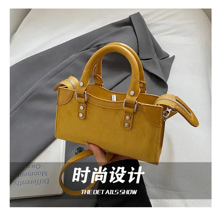 Brown Suede Crossbody Bag for Women — feature 11