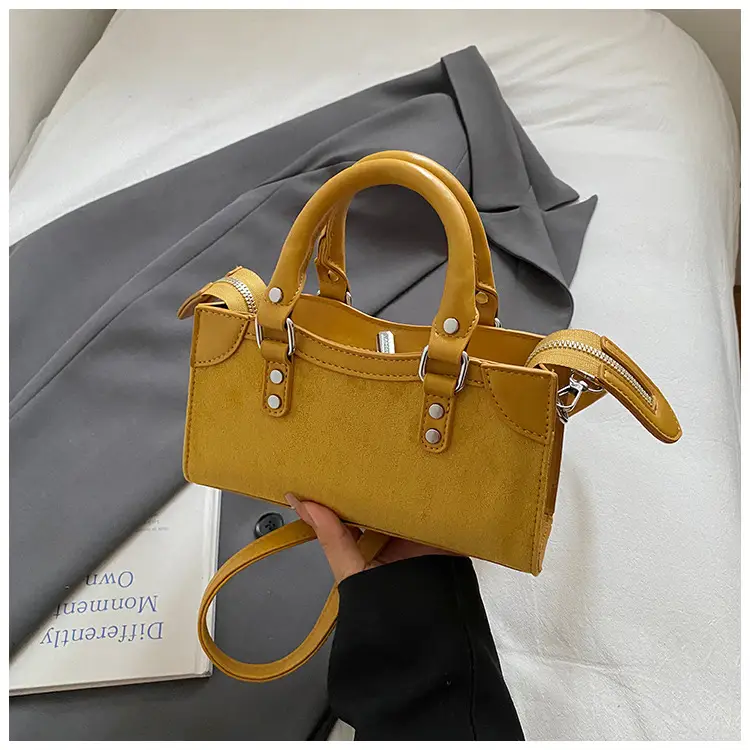 Brown Suede Crossbody Bag for Women — feature 20