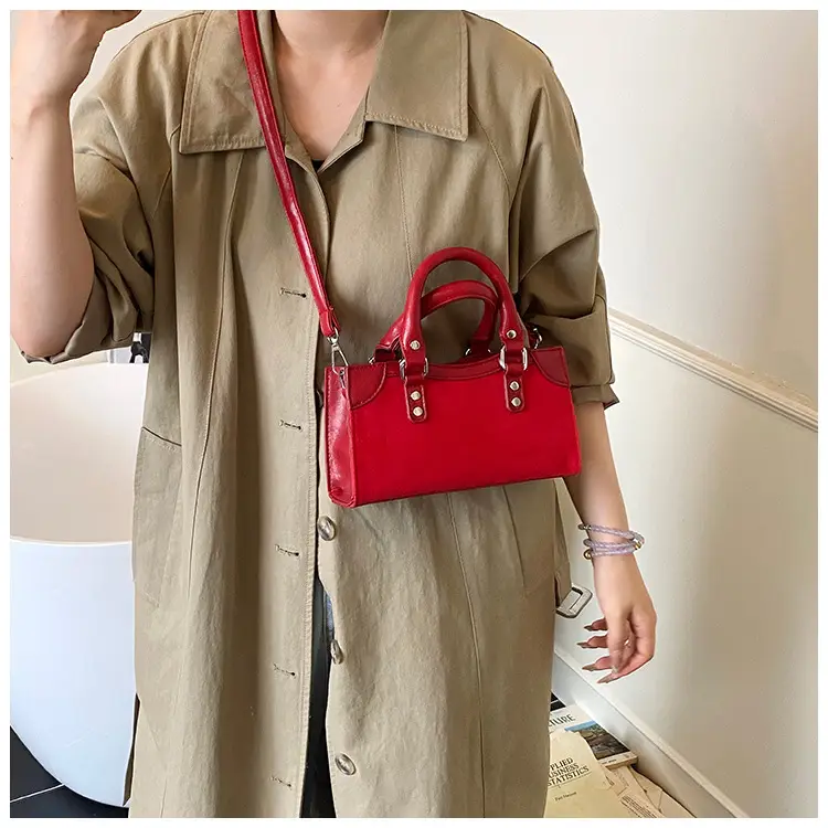 Brown Suede Crossbody Bag for Women — feature 3