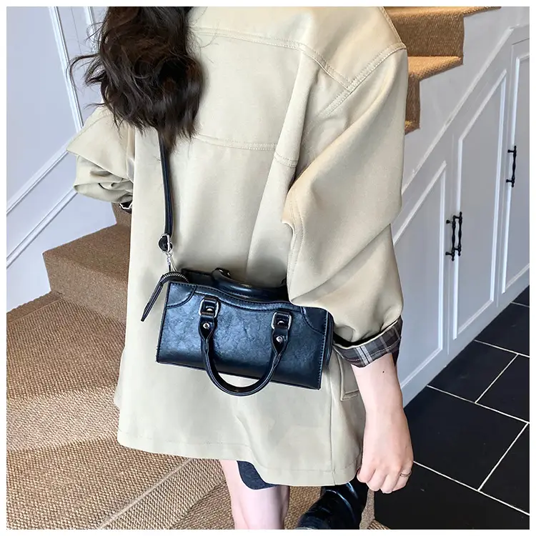 Brown Suede Crossbody Bag for Women — feature 4