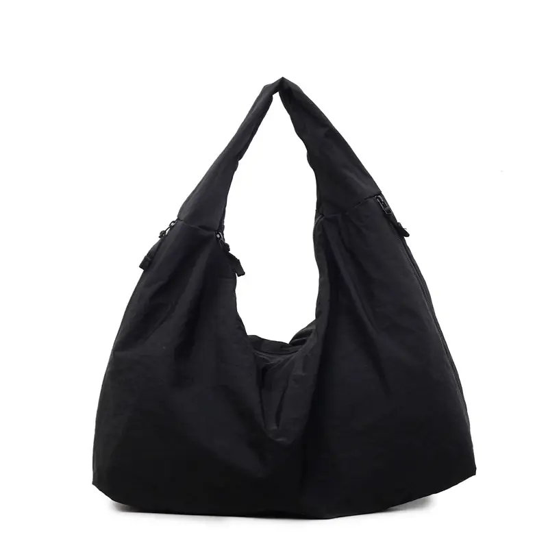 Beige Large Capacity Lazy Style Shoulder Bag - Image 3