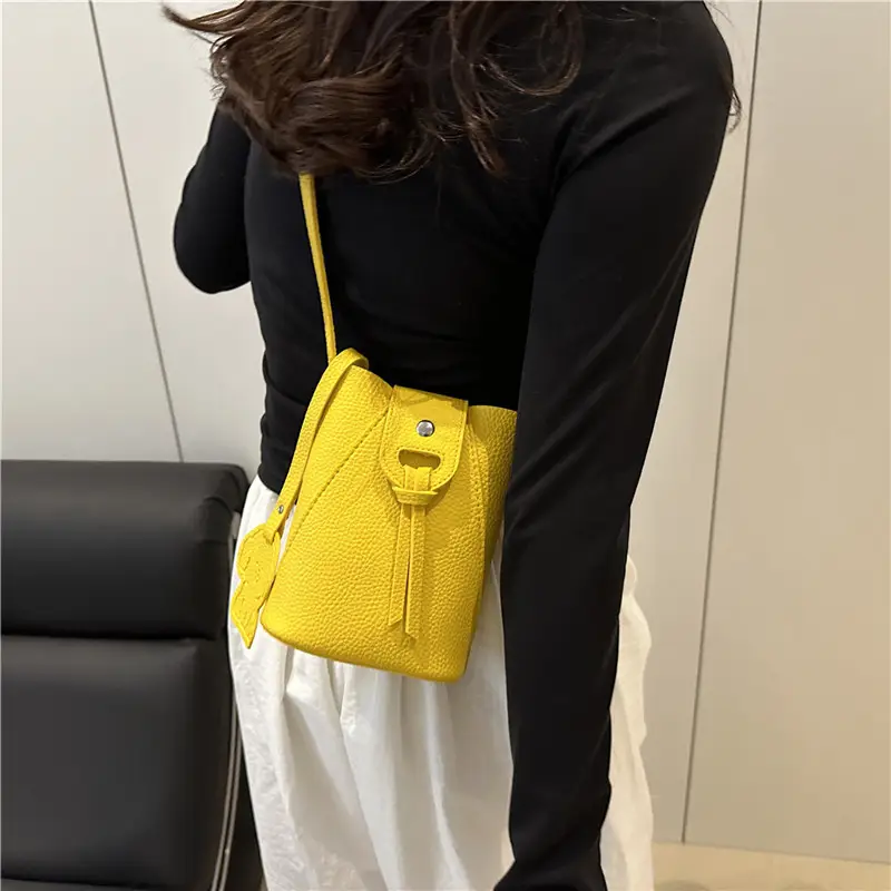 Yellow Mini Crossbody Phone Bag for Women