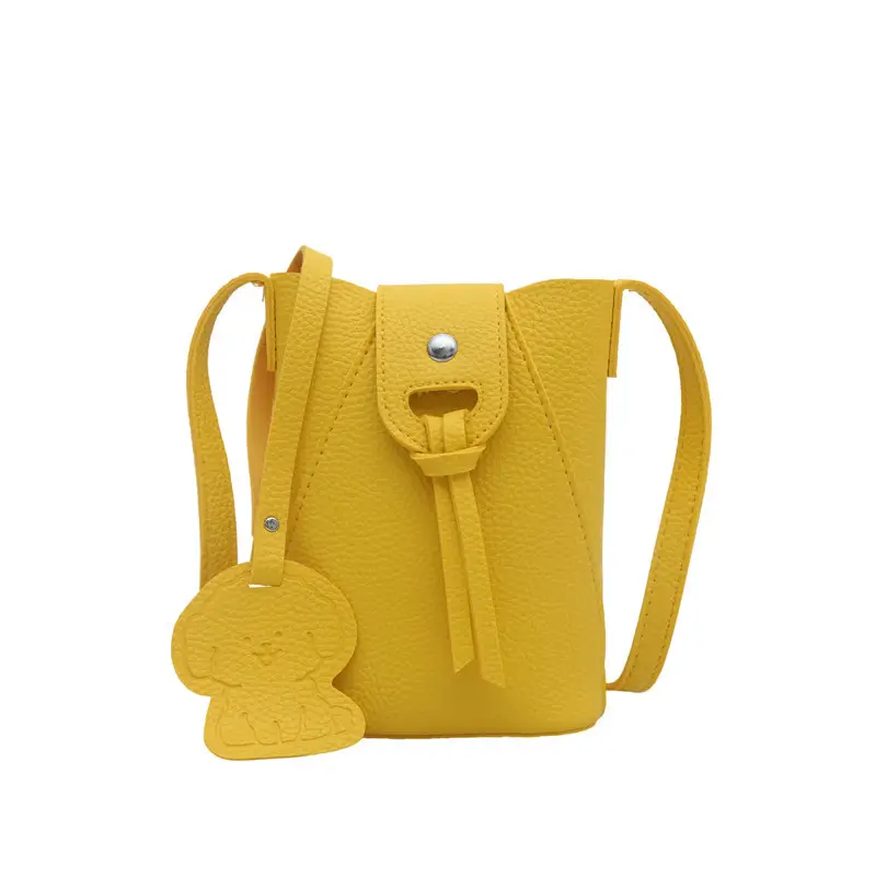 Yellow Mini Crossbody Phone Bag for Women