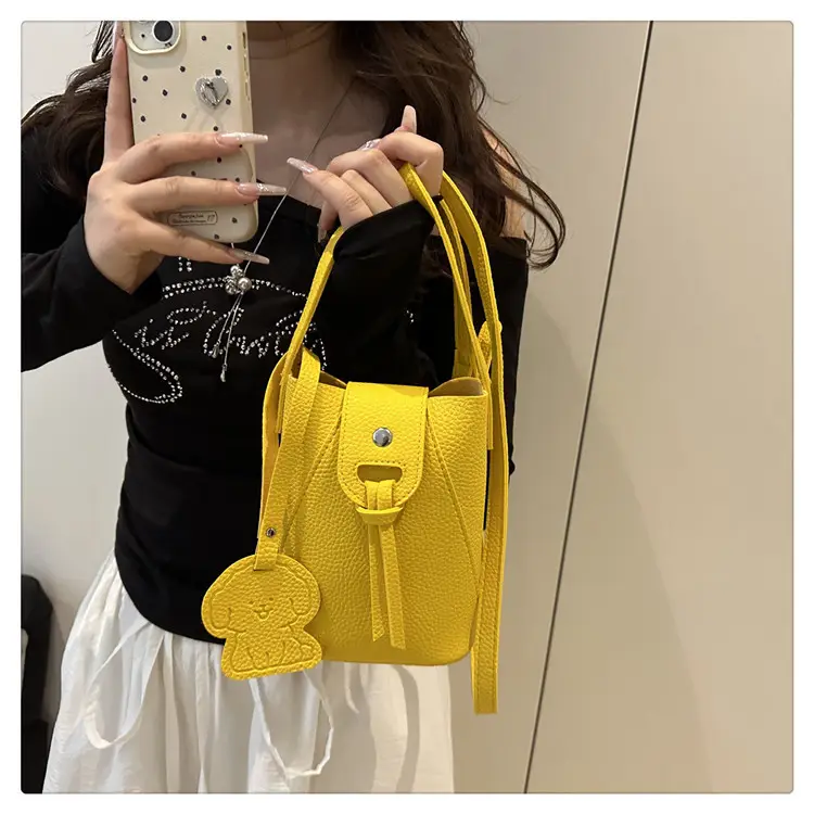 Yellow Mini Crossbody Phone Bag for Women — feature 16