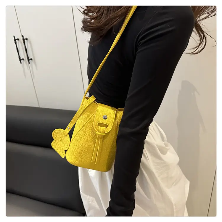 Yellow Mini Crossbody Phone Bag for Women — feature 18