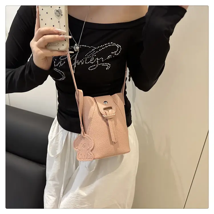Yellow Mini Crossbody Phone Bag for Women — feature 25