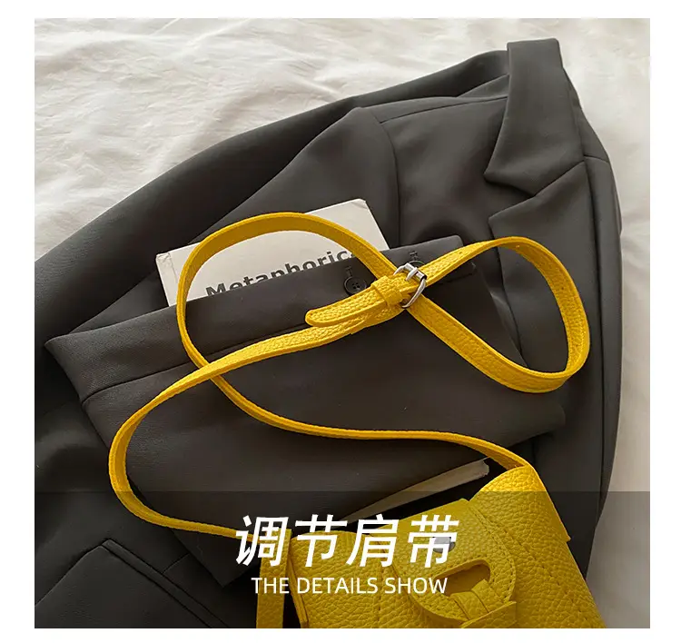 Yellow Mini Crossbody Phone Bag for Women — feature 6