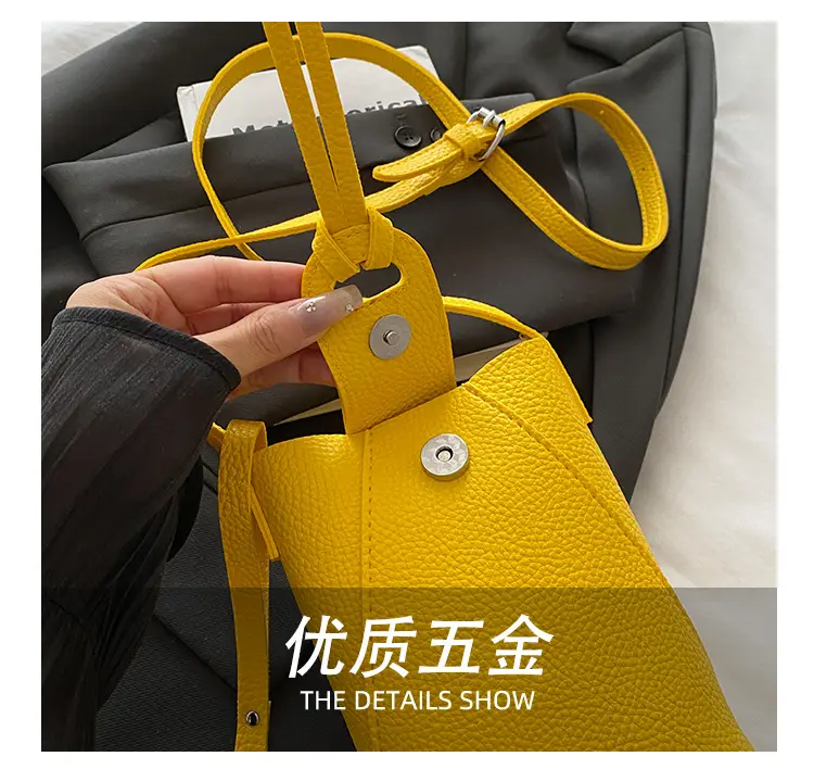 Yellow Mini Crossbody Phone Bag for Women — feature 7