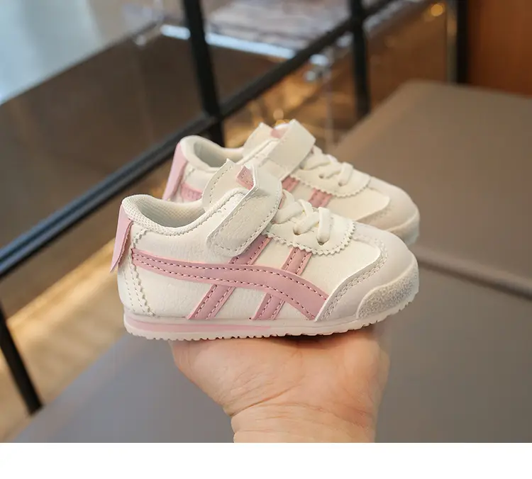 Autumn Baby Girl's White Sneakers 0-14 Years Soft Sole — feature 8