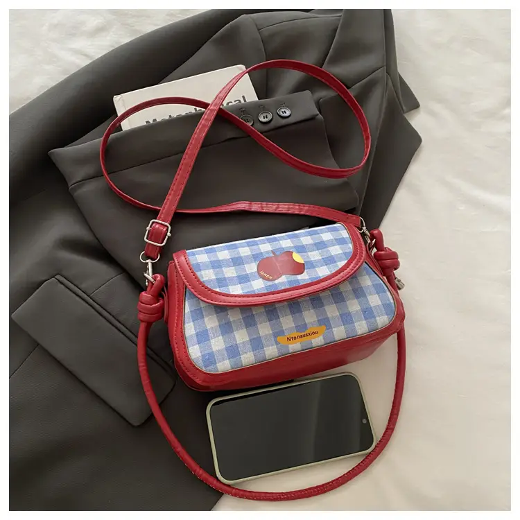 Korean Style Plaid Mini Shoulder Bag 2026 — feature 16