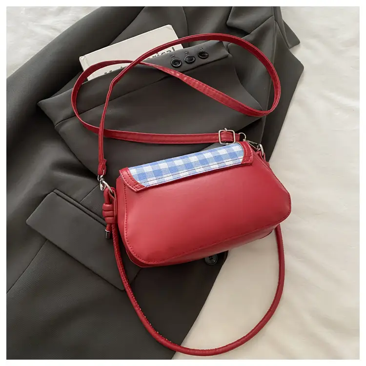 Korean Style Plaid Mini Shoulder Bag 2026 — feature 17