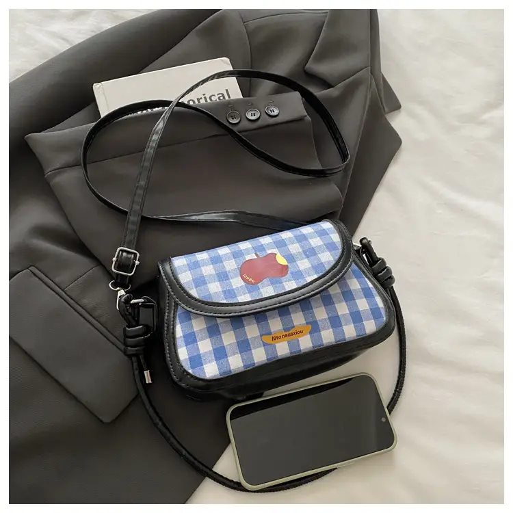 Korean Style Plaid Mini Shoulder Bag 2026 — feature 20