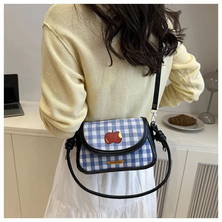 Korean Style Plaid Mini Shoulder Bag 2026 — feature 38