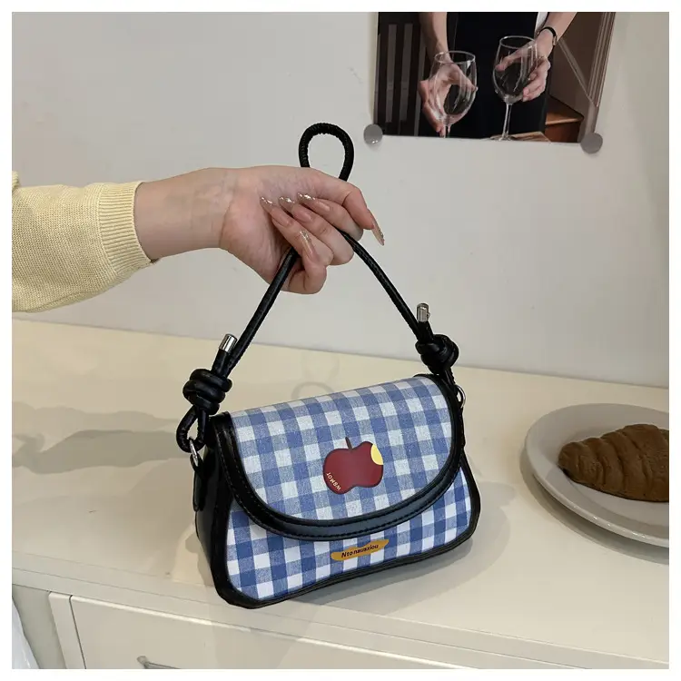 Korean Style Plaid Mini Shoulder Bag 2026 — feature 39