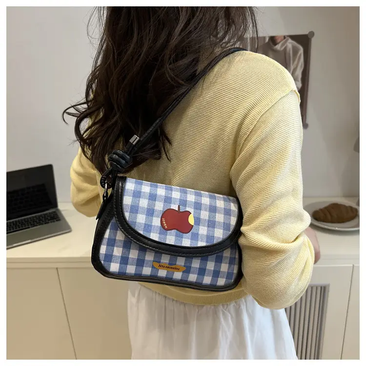 Korean Style Plaid Mini Shoulder Bag 2026 — feature 42