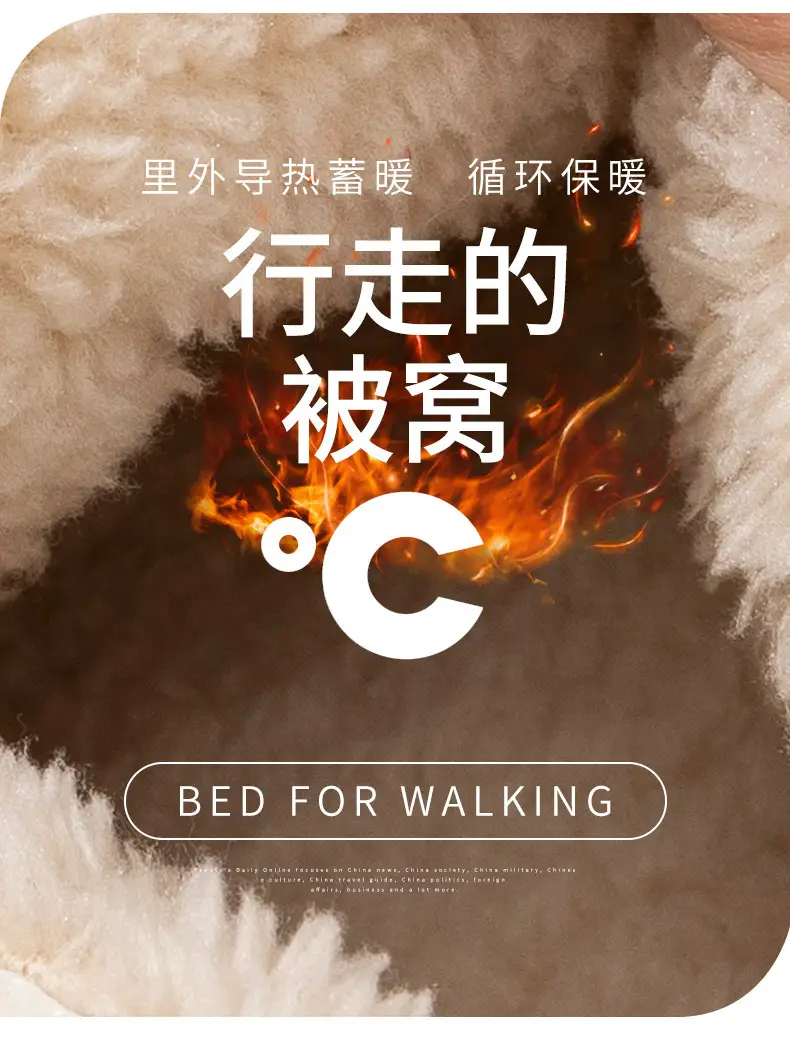 Cotton Slippers with Heel Cover for Outdoor Wear in Autumn and Winter, Thickened Postpartum Non-Slip Women's Cotton Shoes, Men's Wholesale, Waterproof with a Stepping-On-Clouds Feel — feature 3