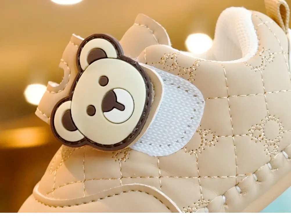 Baby Shoes White Soft Sole 0-1 Year Old — feature 1