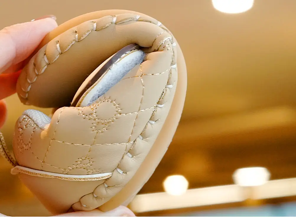 Baby Shoes White Soft Sole 0-1 Year Old — feature 2